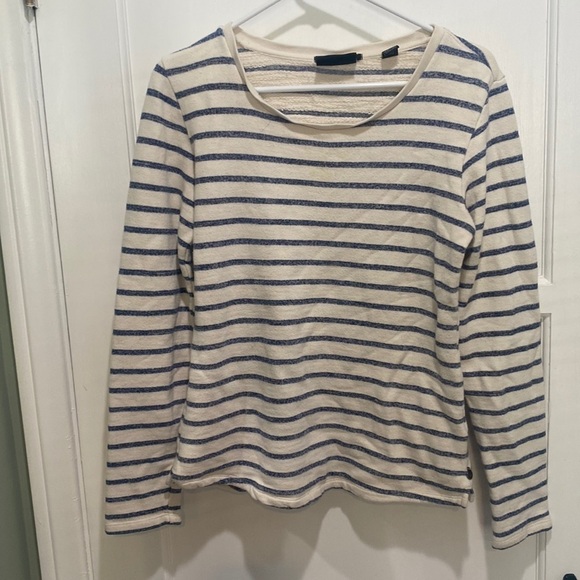 Maison Scotch Scotch & Soda Striped French Terry long sleeve T - Picture 1 of 6